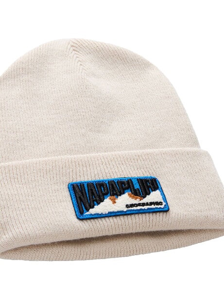 F-MONTEPIANA Chapeau &agrave; revers beige dimity - Bonnets
