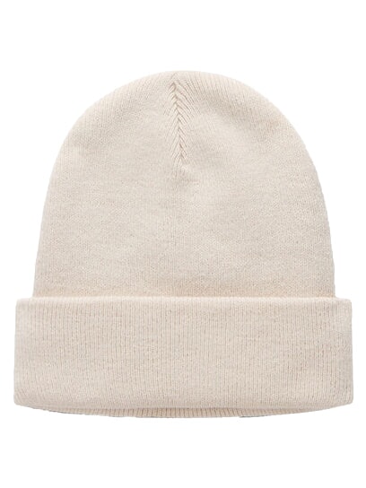 F-MONTEPIANA Chapeau &agrave; revers beige dimity - Bonnets