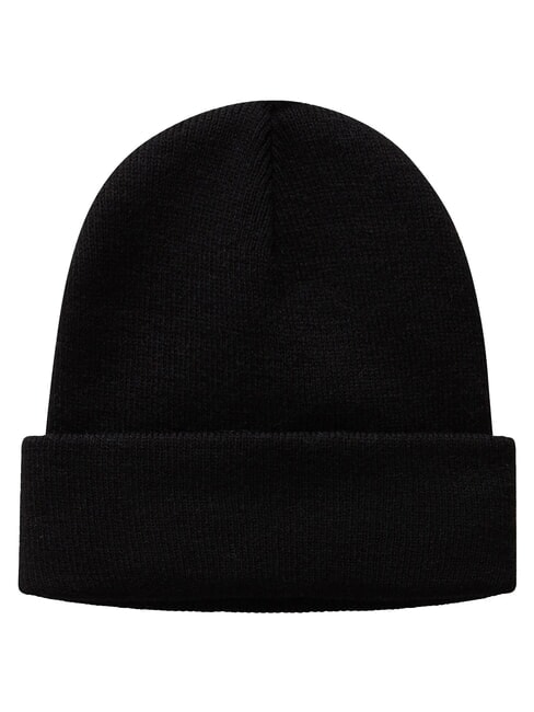 F-MONTEPIANA Chapeau &agrave; revers beaut&eacute; noire - Bonnets