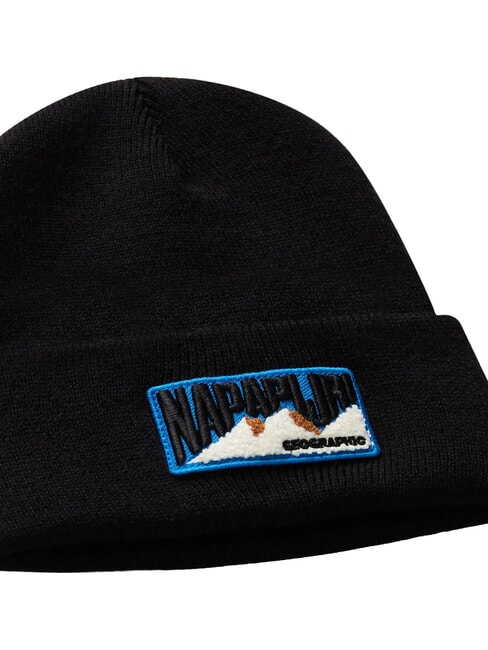 F-MONTEPIANA Chapeau &agrave; revers beaut&eacute; noire - Bonnets