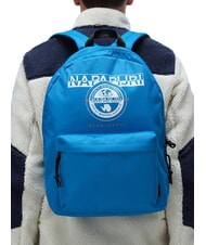 NAPAPIJRI H-BOUSSINE Sac &agrave; dos avec poche avant saphir bleu - Sacs &agrave; dos pour l'&Eacute;cole & les Loisirs - 2