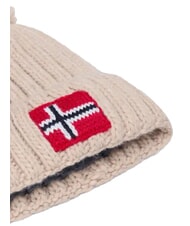 NAPAPIJRI F-SEMIURY Chapeau &agrave; revers beige dimity - Bonnets - 3