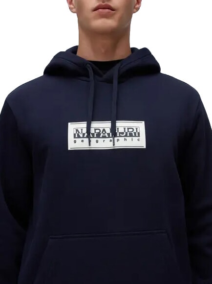 B-BOX LOGO H Sweatshirt &agrave; capuche blu marine - Pulls molletonn&eacute;s