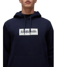 NAPAPIJRI B-BOX LOGO H Sweatshirt &agrave; capuche blu marine - Pulls molletonn&eacute;s - 3