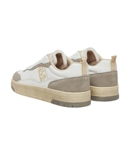 NAPAPIJRI S5DUST01 Baskets en cuir blanc/beige - Chaussures Homme - 3