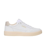 NAPAPIJRI S5BARK12 Baskets en cuir blanc/beige - Chaussures Homme - 2
