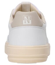 NAPAPIJRI S5BARK12 Baskets en cuir blanc/beige - Chaussures Homme - 3
