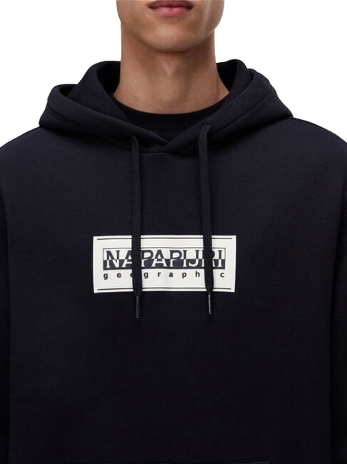 B-BOX LOGO H Sweatshirt &agrave; capuche noir 041 - Pulls molletonn&eacute;s