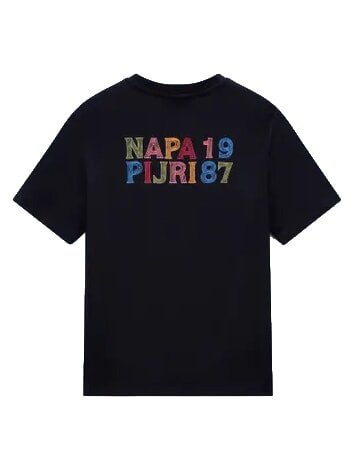S-ELIOR SS T-shirt &agrave; manches courtes beaut&eacute; noire - T-shirt