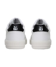 NAPAPIJRI S5BARK12 Baskets en cuir blanc/noir - Chaussures Homme - 3