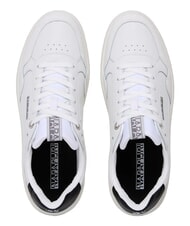 NAPAPIJRI S5BARK12 Baskets en cuir blanc/noir - Chaussures Homme - 4