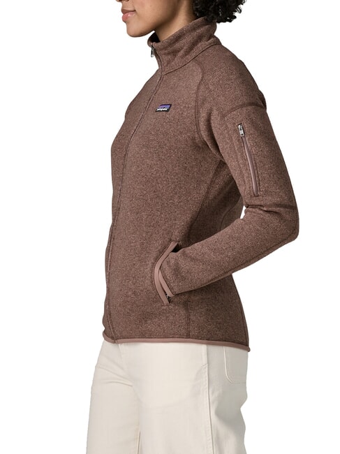 BETTER polaire &agrave; fermeture &eacute;clair int&eacute;grale taupe au lever de lune - Vestes pour femmes