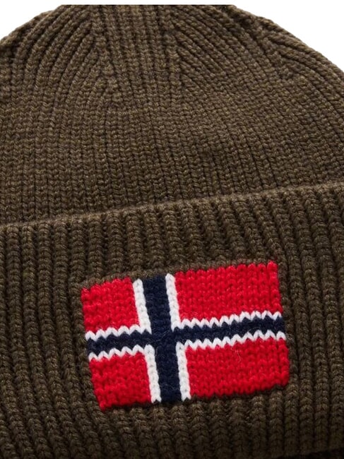 F-EVEI Chapeau &agrave; revers feuille de th&eacute; - Bonnets
