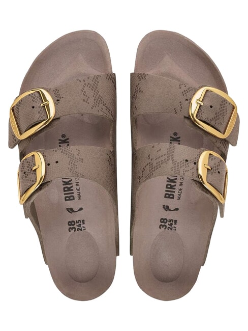 MADRID BIG BUCKLE Sandales anatomiques rayon python - Chaussures Femme