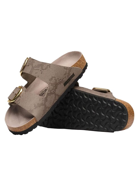 MADRID BIG BUCKLE Sandales anatomiques rayon python - Chaussures Femme