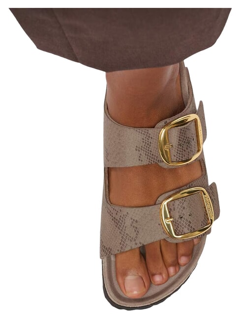 MADRID BIG BUCKLE Sandales anatomiques rayon python - Chaussures Femme