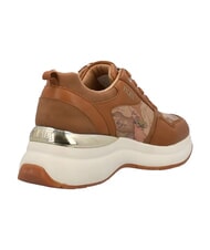 ALVIERO MARTINI PRIMA CLASSE GEO Baskets cuir beige g&eacute;om&eacute;trique - Chaussures Femme - 3