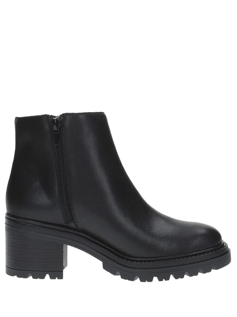GEO Bottine en cuir mixte Noir - Chaussures Femme