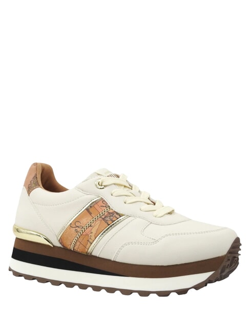 GEO Baskets blanc cass&eacute;/beige g&eacute;o - Chaussures Femme