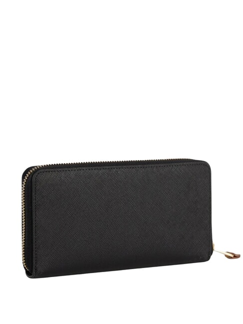 WEST CITY Portefeuille Zip Around Noir - Portefeuilles Femme
