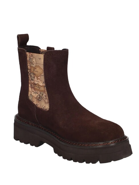 GEO Bottines &agrave; talon de 5 cm fonc&eacute; - Chaussures Femme