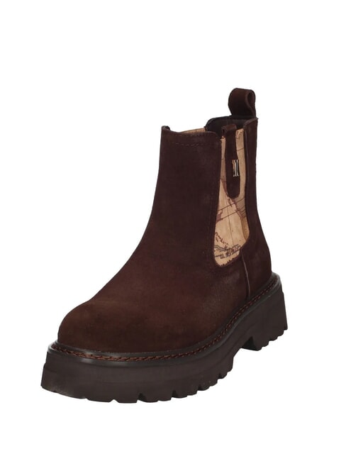 GEO Bottines &agrave; talon de 5 cm fonc&eacute; - Chaussures Femme