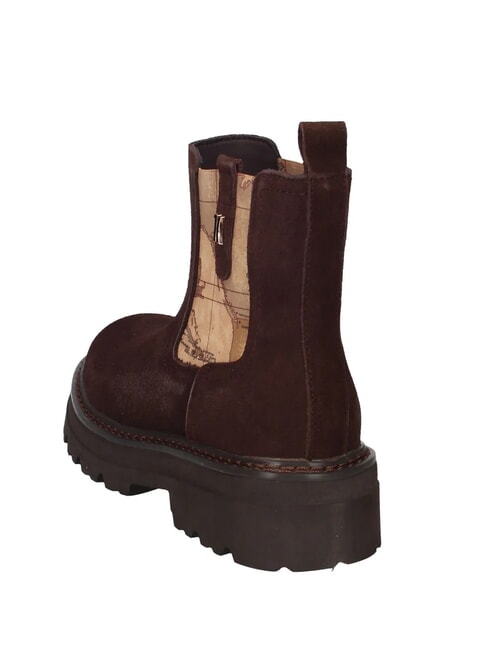 GEO Bottines &agrave; talon de 5 cm fonc&eacute; - Chaussures Femme