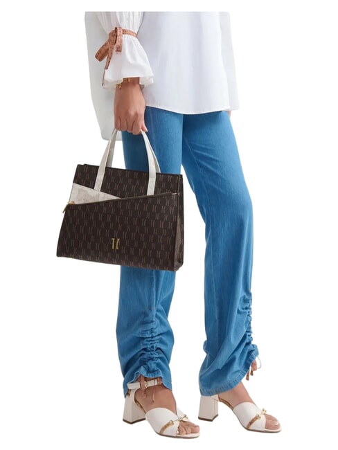 HIGH MONOGRAM GEO Sac &agrave; main avec bandouli&egrave;re Chocolat - Sacs pour Femme