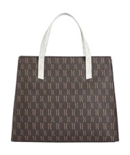 ALVIERO MARTINI PRIMA CLASSE HIGH MONOGRAM GEO Sac &agrave; main avec bandouli&egrave;re Chocolat - Sacs pour Femme - 3