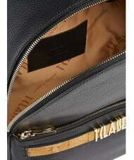 ALVIERO MARTINI PRIMA CLASSE CHIC SOUL Sac &agrave; dos avec poche avant, en cuir Noir - Sacs pour Femme - 4