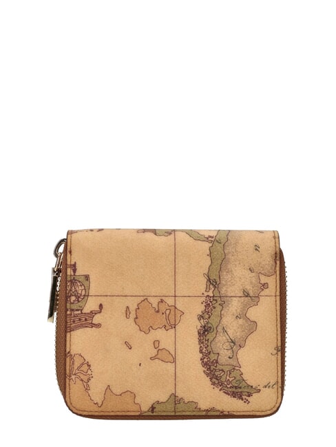 HETRITAGE GEO portefeuille compact &agrave; fermeture &eacute;clair hibiscus - Portefeuilles Femme