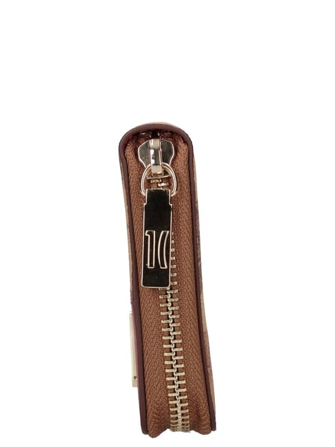 HETRITAGE GEO portefeuille compact &agrave; fermeture &eacute;clair hibiscus - Portefeuilles Femme