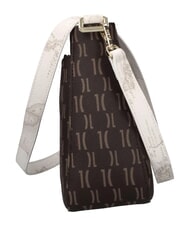 ALVIERO MARTINI PRIMA CLASSE HIGH MONOGRAM GEO sac bandouli&egrave;re Chocolat - Sacs pour Femme - 2