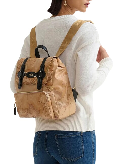 SOFT FUSION Sac &agrave; dos avec poche avant Noir - Sacs pour Femme