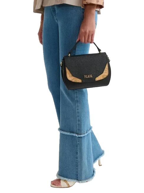 JAVA CITY Sac &agrave; main avec bandouli&egrave;re Noir - Sacs pour Femme