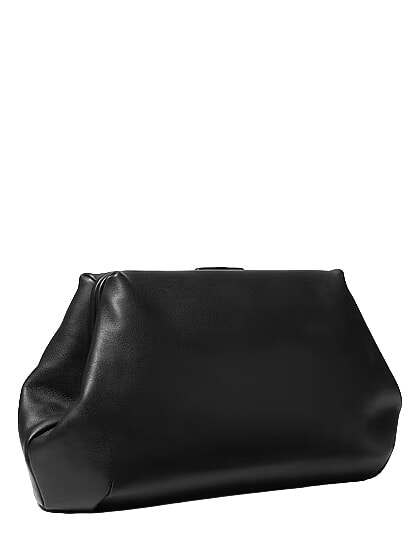 GOLDIE Sac bandouli&egrave;re en cuir noir - Sacs pour Femme