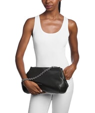 MICHAEL KORS GOLDIE Sac bandouli&egrave;re en cuir noir - Sacs pour Femme - 4