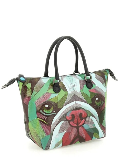 G3 PLUS Sac cabas moyen, convertible bouledogue vert - Sacs pour Femme