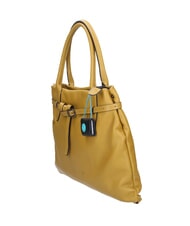 GABS ELIF Pochette en cuir de taille moyenne avec bandouli&egrave;re Miel - Sacs pour Femme - 3