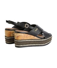 ALVIERO MARTINI PRIMA CLASSE GEO Sandales compens&eacute;es 8 Noir - Chaussures Femme - 3