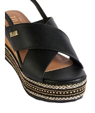 ALVIERO MARTINI PRIMA CLASSE GEO Sandales compens&eacute;es 8 Noir - Chaussures Femme - 4