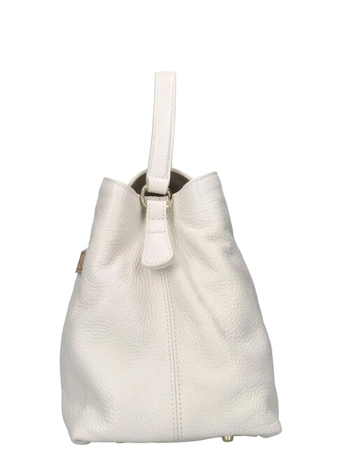 CHIC SOUL Sac &agrave; main avec bandouli&egrave;re Ivoire - Sacs pour Femme