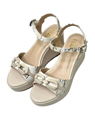 ALVIERO MARTINI PRIMA CLASSE GEO Sandales compens&eacute;es 8.10 Ivoire - Chaussures Femme - 3