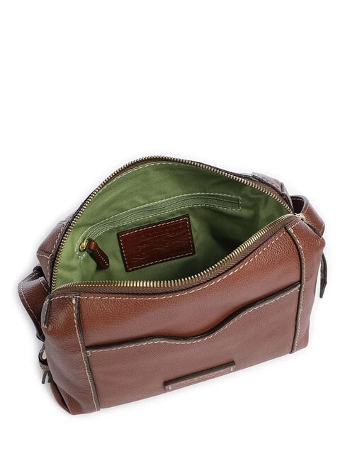 GEMMA Mini sac bandouli&egrave;re en cuir MARRON - Sacs pour Femme