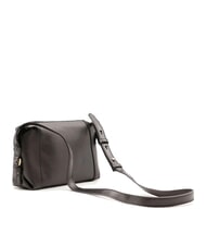 THE BRIDGE GEMMA Mini sac bandouli&egrave;re en cuir black Gold - Sacs pour Femme - 3