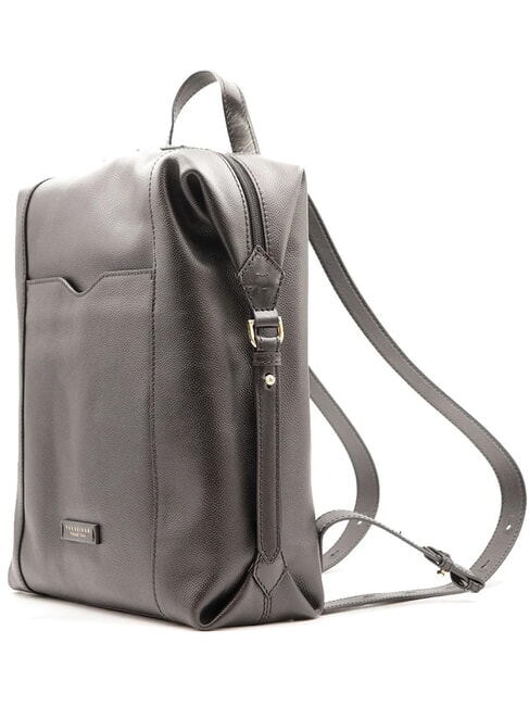 GEMMA Sac &agrave; dos en cuir black Gold - Sacs pour Femme