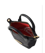 LOVE MOSCHINO CITY CORE Mini sac &agrave; main avec bandouli&egrave;re Noir - Sacs pour Femme - 4