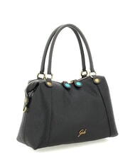 GABS THAMARA PLUS Sac bandouli&egrave;re moyen, en cuir lave noire - Sacs pour Femme - 4