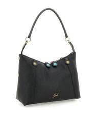 GABS THAMARA PLUS Sac bandouli&egrave;re moyen, en cuir lave noire - Sacs pour Femme - 5