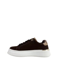 ALVIERO MARTINI PRIMA CLASSE GEO Baskets &agrave; logo marron fonc&eacute;/beige g&eacute;om&eacute;trique - Chaussures Femme - 3